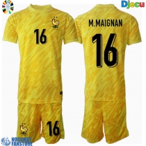 Francuska Mike Maignan #16 Golmanski Domaci Dres za djecu EP 2024 Kratak Rukav (+ Kratke hlače)